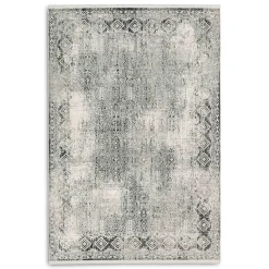 Astra Kurzflorteppiche>Teppich Positano 140x200 cm Grau Creme Bordüre