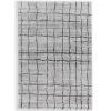 Astra Kurzflorteppiche>Teppich Savona 67x130 cm Gitter Grau