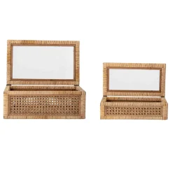 Bloomingville Aufbewahrung>Aufbewahrungskiste Lally 2er-Set Natur