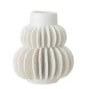 Bloomingville Vasen>Dekovase Halfdan Weiß