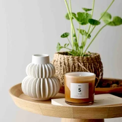 Bloomingville Vasen>Dekovase Halfdan Weiß