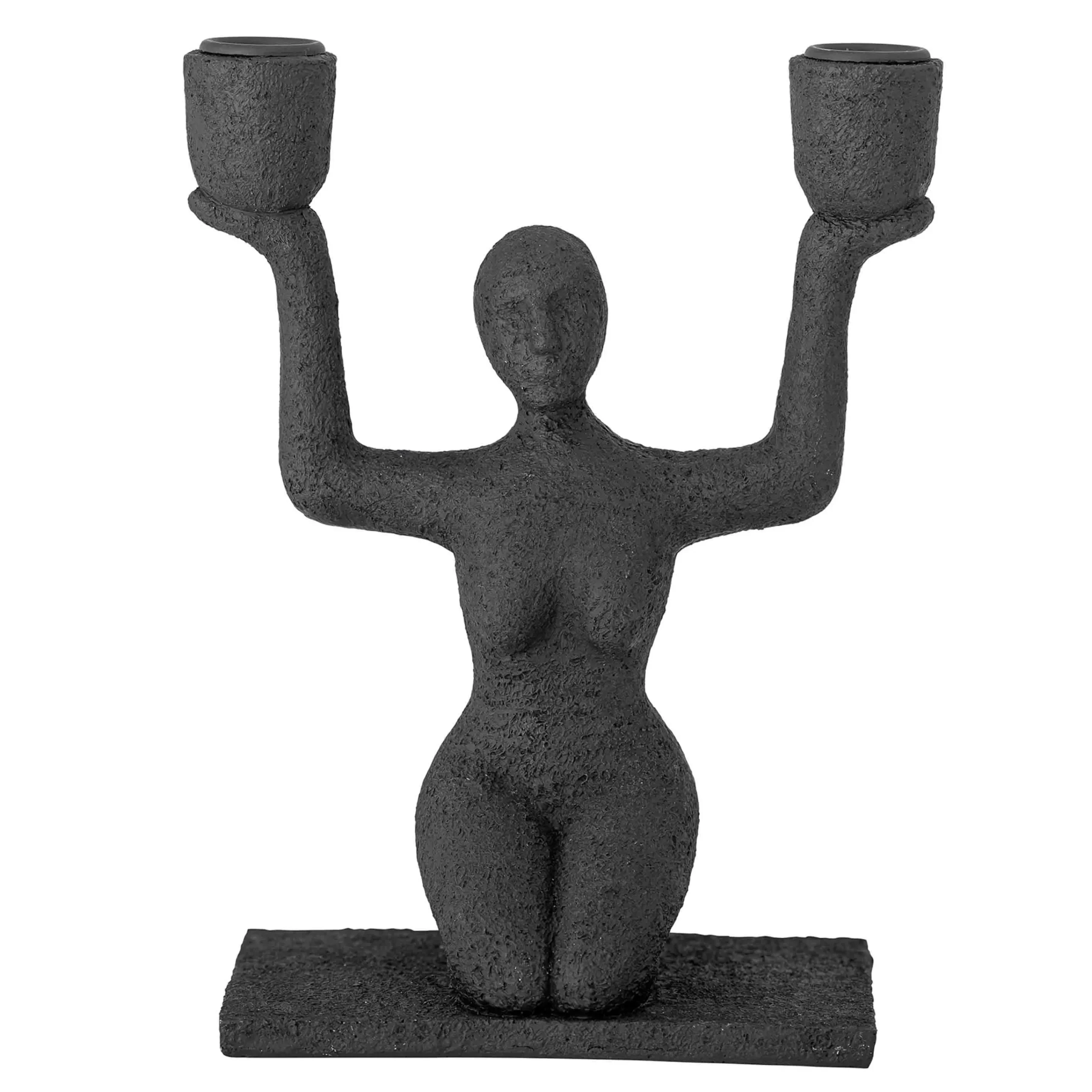 Bloomingville Kerzenständer>Kerzenständer Lucie Schwarz