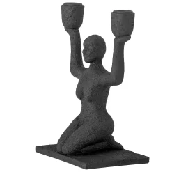 Bloomingville Kerzenständer>Kerzenständer Lucie Schwarz