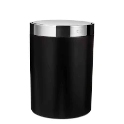 Joop! Badaccessoires>Badeimer Chromeline mit Schwingdeckel Chrom Schwarz