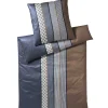 Joop! Bettwäsche>Bettwäsche Cornflower Stripes 135/200 - 80/80 Deep Ocean