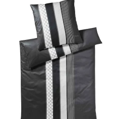 Joop! Bettwäsche>Bettwäsche Cornflower Stripes 135/200 - 80/80 Deep Stone