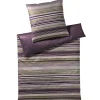Joop! Bettwäsche>Bettwäsche Micro Lines 135/200 - 80/80 Purple Ivy