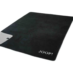 Joop! Wohndecken Und Plaids>Wohndecke Melange Doubleface 150x200 cm Silber/Anthrazit