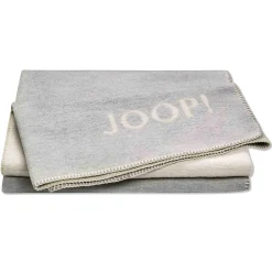 Joop! Wohndecken Und Plaids>Wohndecke Melange Doubleface 150x200 cm Stein Silber