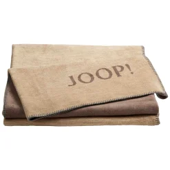 Joop! Wohndecken Und Plaids>Wohndecke Melange Doubleface 150x200 cm Cashew Kastanie