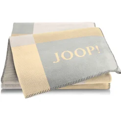 Joop! Wohndecken Und Plaids>Wohndecke Mosaik 150x200 cm Hellgelb Silber