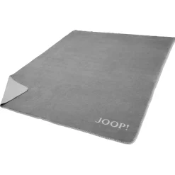 Joop! Wohndecken Und Plaids>Wohndecke Uni Doubleface 150x200 cm Graphit Rauch