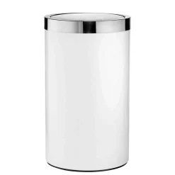 Joop! Badaccessoires>Wäschebehälter Chromeline Höhe 35 cm Chrom Weiß