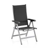Kettler Gartensessel>Gartensessel Basic Plus Multipositionssessel Silber/Anthrazit