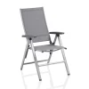 Kettler Gartensessel>Gartensessel Cirrus Silver-Line Multipositionssessel Silber/Anthrazit-Grau