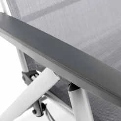 Kettler Gartensessel>Gartensessel Cirrus Silver-Line Relaxsessel Silber/Anthrazit-Grau