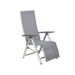 Kettler Gartensessel>Gartensessel Cirrus Relaxsessel Silber/Anthrazit-Grau