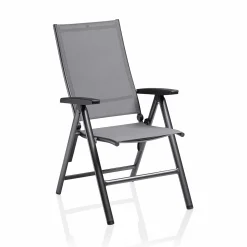 Kettler Gartensessel>Gartensessel Cirrus Silver-Line Multipositionssessel Anthrazit/Anthrazit-Grau