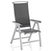 Kettler Gartensessel>Gartensessel Forma II Multipositionssessel Silber Graphit