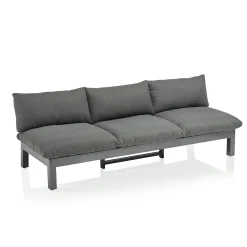 Kettler Gartensofas>Gartensofa Comfort 3er-Sitzer Anthrazit Matt/Graphit