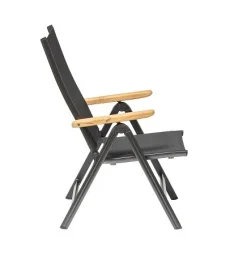 Kettler Gartenstühle>Gartenstuhl mit Armlehne Granada Anthrazit