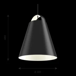 Louis Poulsen Innenleuchten>Pendelleuchte Above Ø400 Schwarz
