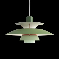 Louis Poulsen Innenleuchten>Pendelleuchte PH 5 Hues of Green