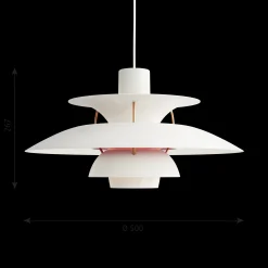 Louis Poulsen Innenleuchten>Pendelleuchte Ph 5 Weiß Modernen