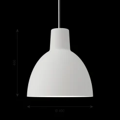 Louis Poulsen Innenleuchten>Pendelleuchte Toldbold Ø400 Weiß