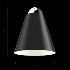 Louis Poulsen Innenleuchten>Pendelleuchte Above Ø550 Schwarz
