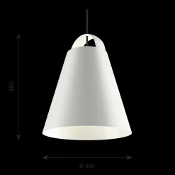 Louis Poulsen Innenleuchten>Pendelleuchte Above Ø400 Weiß