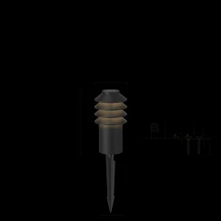 Louis Poulsen Außenleuchten>Pollerleuchte Bysted Garden Short Black Texture