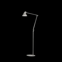 Louis Poulsen Innenleuchten>Stehleuchte NJP Hellgrau Aluminium