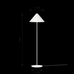 Louis Poulsen Innenleuchten>Stehleuchte Keglen Floor 400 White