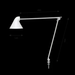 Louis Poulsen Innenleuchten>Tischleuchte NJP PIN Ø10 3000K Weiß