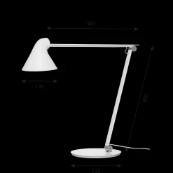 Louis Poulsen Innenleuchten>Tischleuchte NJP Leuchtenfuss 2700K Weiß