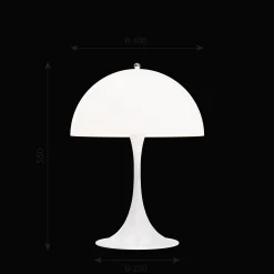 Louis Poulsen Innenleuchten>Tischleuchte Panthella Opal Weiß