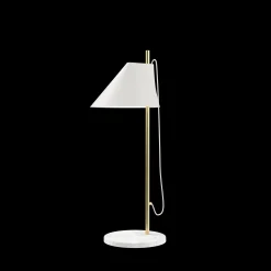 Louis Poulsen Innenleuchten>Tischleuchte Yuh Messing Weiß