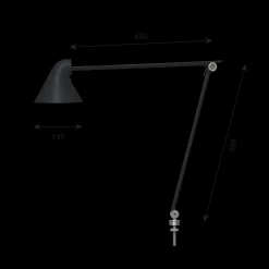 Louis Poulsen Innenleuchten>Tischleuchte NJP PIN Ø10 2700K Schwarz