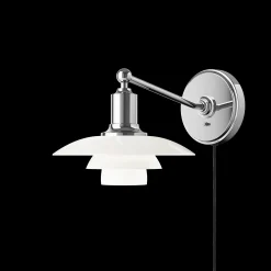 Louis Poulsen Innenleuchten>Wandleuchte PH 2/1 Opalglas weiß