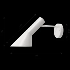 Louis Poulsen Innenleuchten>Wandleuchte AJ Wall White