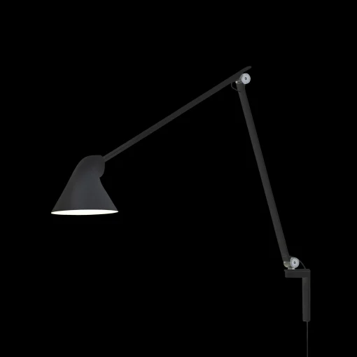 Louis Poulsen Innenleuchten>Wandleuchte NJP Langer Arm Schwarz