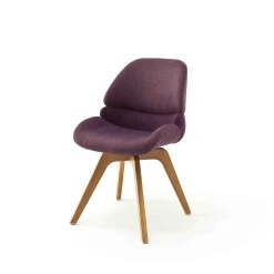 MCA Furniture Esszimmerstühle>4-Fuß-Stuhl Henderson 2er-Set Lila