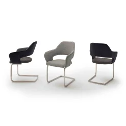 MCA Furniture Esszimmerstühle>Schwingstuhl Newcastle 2er-Set Melange