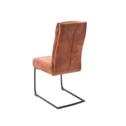 MCA Furniture Esszimmerstühle>Schwingstuhl Lampang 2er-Set Rostbraun