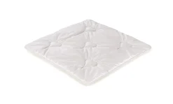 Paradies Bettwäsche>babybettdecke Navina Bio sommerleicht 80x80 Weiß