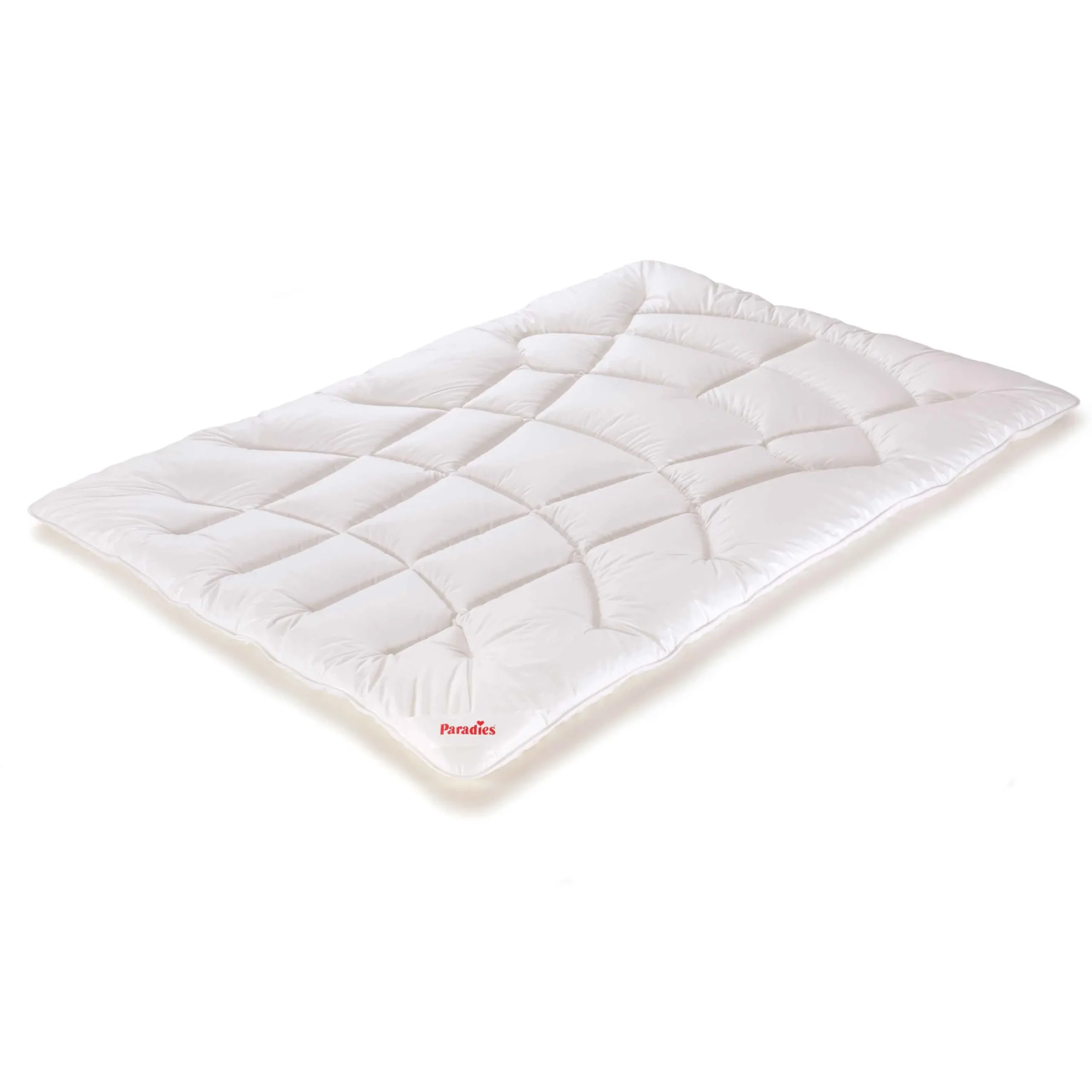 Paradies Bettwäsche>Ganzjahresbettdecke Dala Bio medium warm 155x220 Weiß