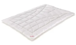 Paradies Bettwäsche>Ganzjahresbettdecke Dala Bio leicht warm 155x220 Weiß