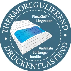 Paradies Kopfkissen>Kopfkissen FlexoGel Dream 40x80 Weiß