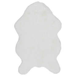 Schöner Wohnen Kollektion Fellteppiche>Teppich Tender 60x90 cm Shape Weiß